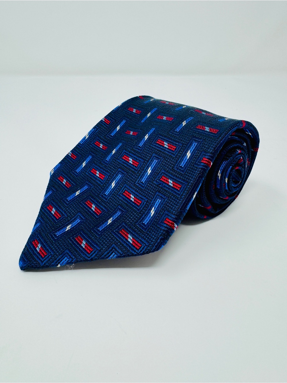 Vintage Britches of Georgetowne Silk Tie Handsewn USA 59”